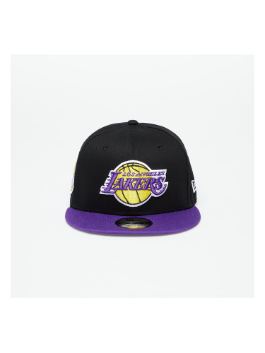 Шапка New Era Los Angeles Lakers Contrast Side Patch 9Fifty Snapback Cap Black/ True Purple M-L