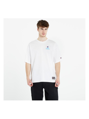 Тениска Champion x Space Invaders Crewneck T-Shirt White M