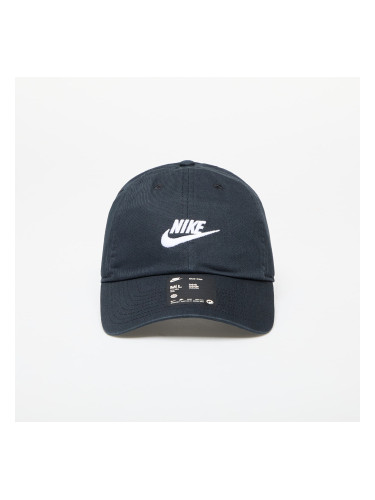 Шапка Nike Club Unstructured Futura Wash Cap Black/ White M/L