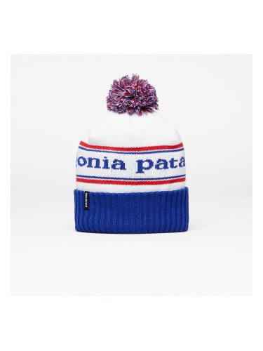 Шапка Patagonia Powder Town Beanie Blue/ White/ Red Universal