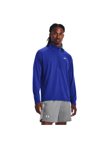 Суитшърт Under Armour Streaker Half Zip Team Royal L