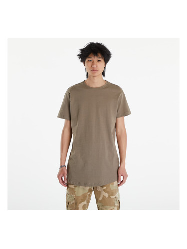 Тениска Urban Classics Shaped Long Tee Army Green S