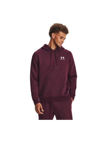 Суитшърт Under Armour Essential Fleece Hoodie Dark Maroon L