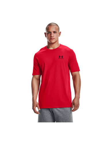 Тениска Under Armour Sportstyle Lc Ss Red M