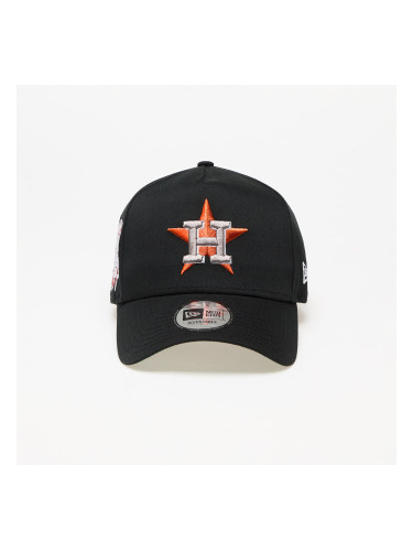 Шапка New Era Houston Astros MLB Patch E-Frame Adjustable Cap Black/ Kelly Green Universal