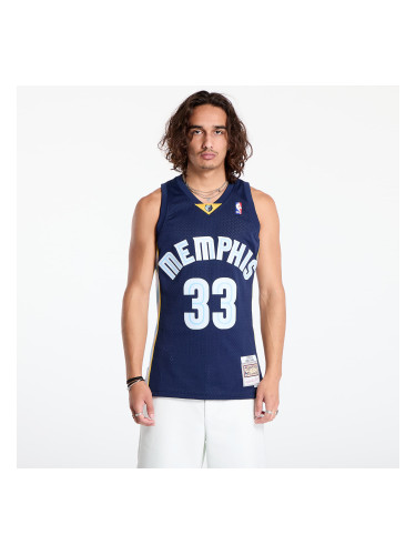 Джърси Mitchell & Ness Memphis Grizzlies 33 Marc Gasol Dark Jersey Navy M