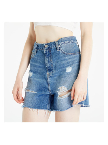 Къси панталони CALVIN KLEIN JEANS Mom Shorts Denim Medium 29