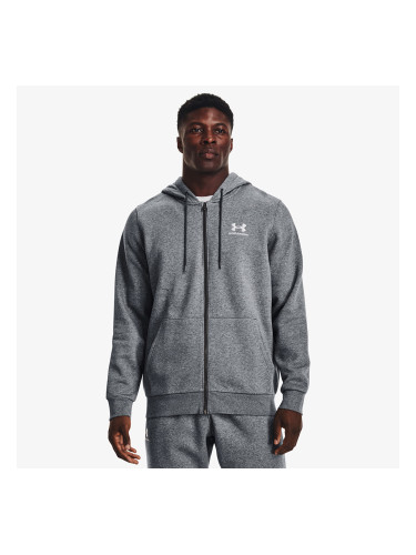 Суитшърт Under Armour Essential Fleece Fz Hood Gray L