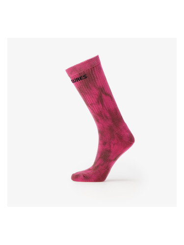 PLEASURES Indie Dye Socks Pink Universal