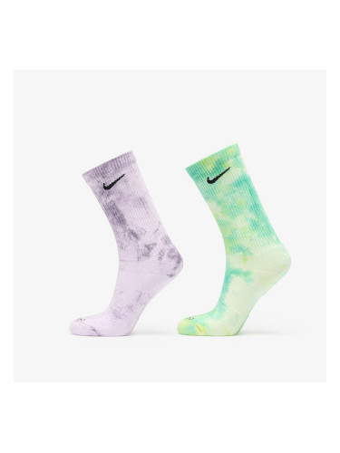 Nike Dri-FIT Everyday Plus Cushioned Crew Socks 2-Pack Multicolor L