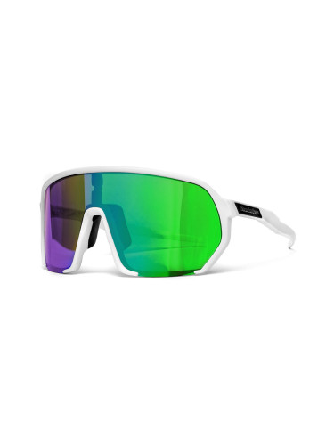 Слънчеви очила Horsefeathers Archie Bike Sunglasses White/ Mirror Green Universal