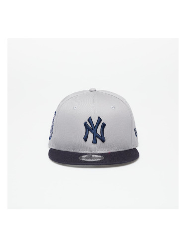 Шапка New Era New York Yankees Contrast Side Patch 9Fifty Snapback Cap Gray/ Navy S-M