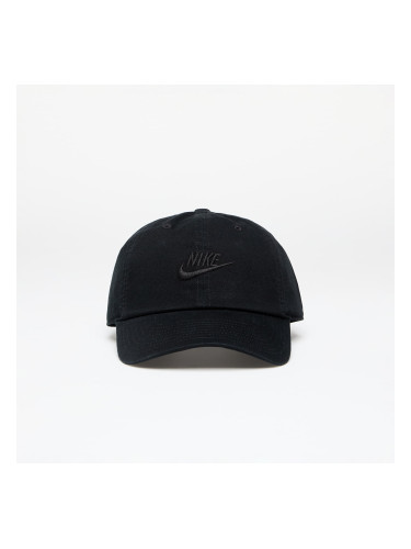 Шапка Nike Club Unstructured Futura Wash Cap Black/ Black M/L