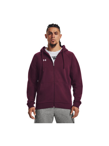 Суитшърт Under Armour Rival Fleece Fz Hoodie Dark Maroon L