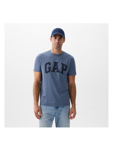 Тениска GAP Basic Logo Tee Bainbridge Blue XS