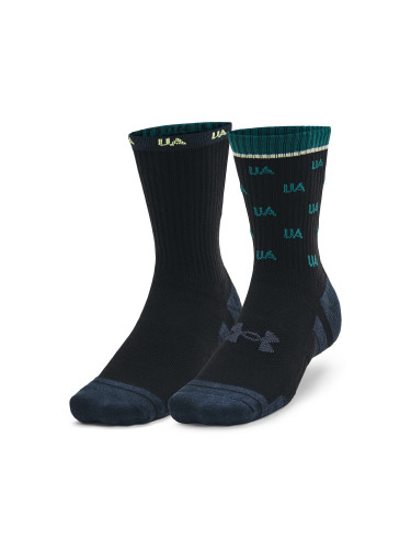 Under Armour Perf Cotton Nov 2Pk Mid Black 001 M