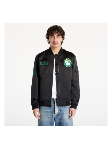 Яке Mitchell & Ness NBA Team Leader Satin Vintage Logo Celtics Bomber Black M