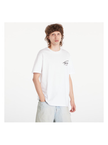 Тениска Tommy Jeans Regular Signature Print Tee White L