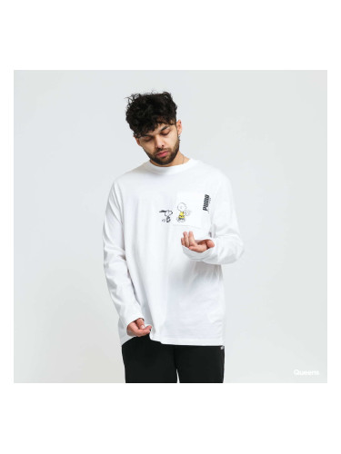 Тениска Puma X Peanuts LS Tee White S