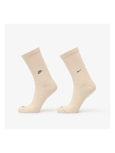 Nike Everyday Cushioned Crew Socks 2-Pack Sanddrift/ Earth XL