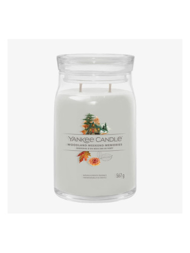 Yankee Candle Signature Large Jar 2 Wicks - Woodland Weekend Memories Universal