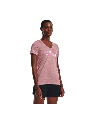 Тениска Under Armour Tech Twist Graphic Ssv Pink S