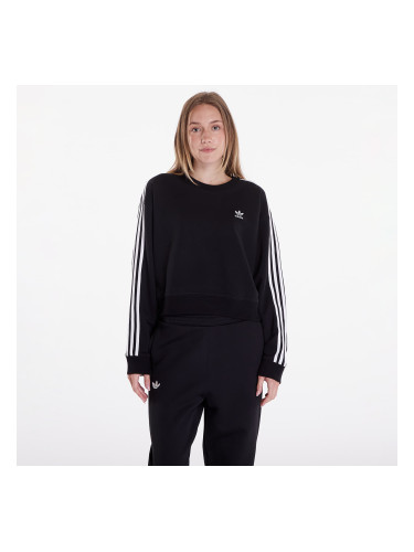 Суитшърт adidas 3 Stripes Classics Crew Black XS