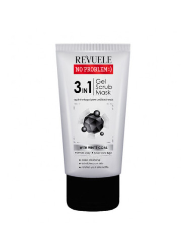 Revuele 3 в 1 продукт за лице - No Problem 3in1 Gel & Scrub & Mask