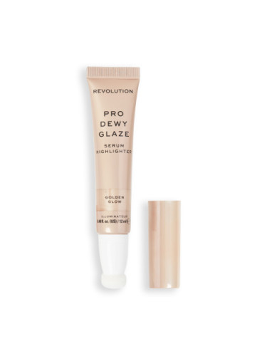 Revolution Pro Dewy Glaze Serum Highlighter - Golden Glow