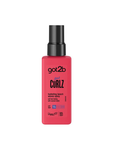 Schwarzkopf Got2b хидратиращ спрей за плажни вълни - Curlz Hydrating Beach Waves Spray