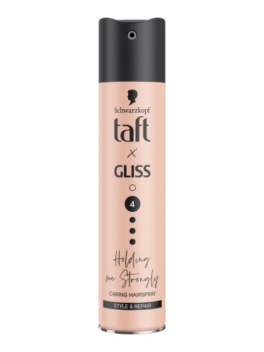 Schwarzkopf Taft x Gliss лак за коса - Caring Hairspray - Holding Me Strongly