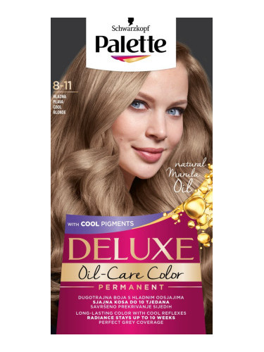 Schwarzkopf Palette боя за коса - Deluxe - 8-11 Cool Blonde