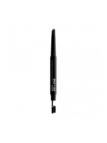 NYX Professional Makeup молив за вежди - Fill & Fluff Eyebrow Pomade Pencil - Chocolate (FFEP04)