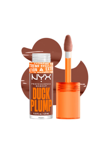 NYX Professional Makeup Duck Plump High Pigment Lip Gloss - Mocha Me Crazy (DPLL07)