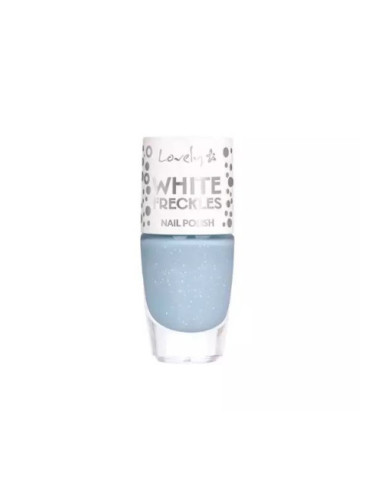 Lovely White Freckles Nail Polish - 5