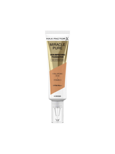 Max Factor Miracle Pure Skin Improving Foundation - 80 Bronze