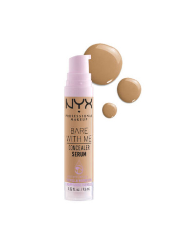 NYX Professional Makeup кремообразен коректор - Bare With Me Concealer Serum - Medium (BWMCCS07)