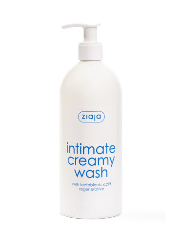 Ziaja интимна пяна за измиване - Intimate Creamy Wash With Lactobionic Acid (500ml)