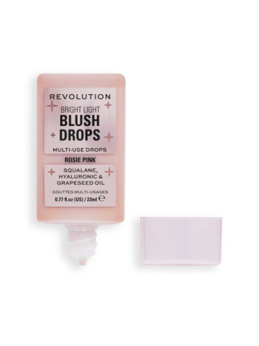 Revolution Bright Light Blush Drops - Pink Rosie