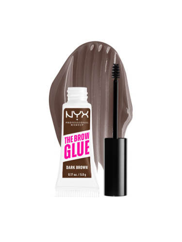 NYX Professional Makeup Brow Glue Instant Brow Styler - Dark Brown (TBG04)