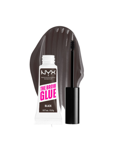 NYX Professional Makeup Brow Glue Instant Brow Styler - Black (TBG05)