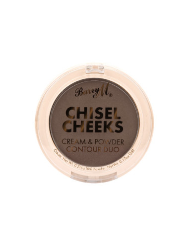 Barry M Chisel Cheeks Cream & Powder Contour Duo - Dark