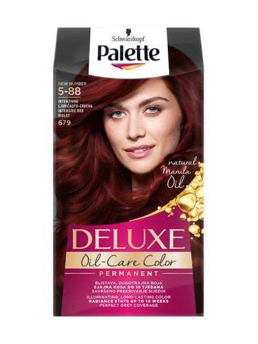 Schwarzkopf Palette боя за коса - Deluxe - 5-88 Intensive Red Violet