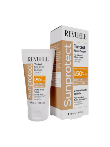 Revuele Sunprotect Tinted - Крем за лице SPF50+ - Light Tint