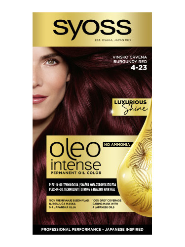 Syoss боя за коса - Oleo Intense Permanent Oil Color - 4-23 Burgundy Red