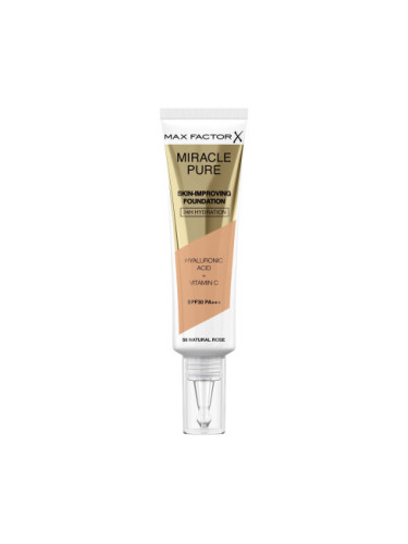 Max Factor Miracle Pure Skin Improving Foundation - 50 Natural Rose