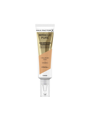 Max Factor Miracle Pure Skin Improving Foundation - 55 Beige