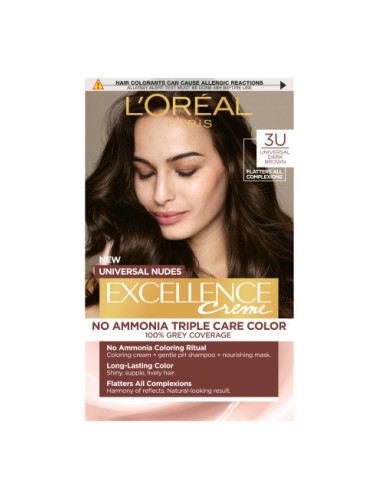 L’Oréal Paris боя за коса - EXCELLENCE Nudes - 3U Universal Dark Brown