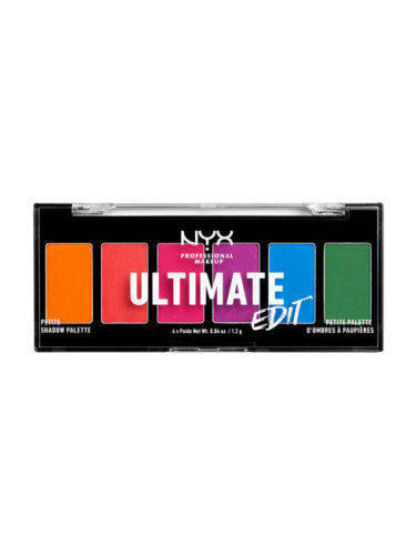 NYX Professional Makeup палитра сенки за очи - Ultimate Edit Petite Shadow Palette - Brights