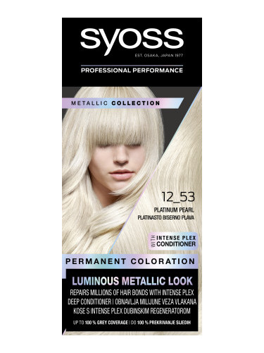 Syoss боя за коса - Metallic Collection - 12_53 Platinum Pearl